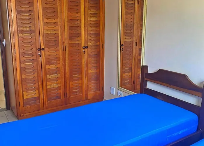 Lindo Apartamento Praia Grande Tenório pé na areia com ar