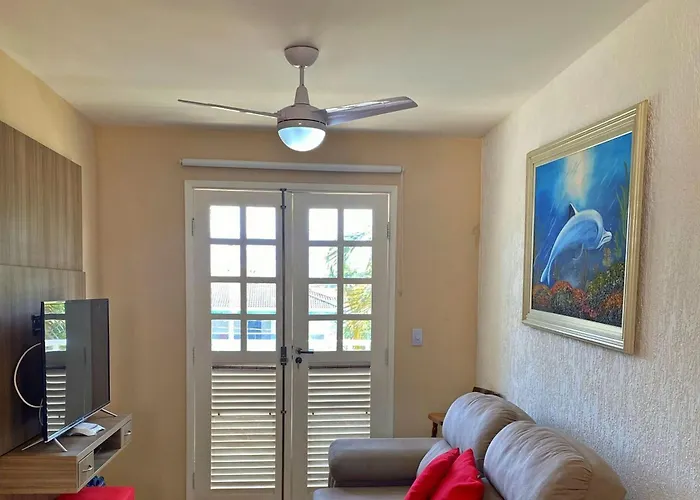 Lindo Apartamento Praia Grande Tenório pé na areia com ar